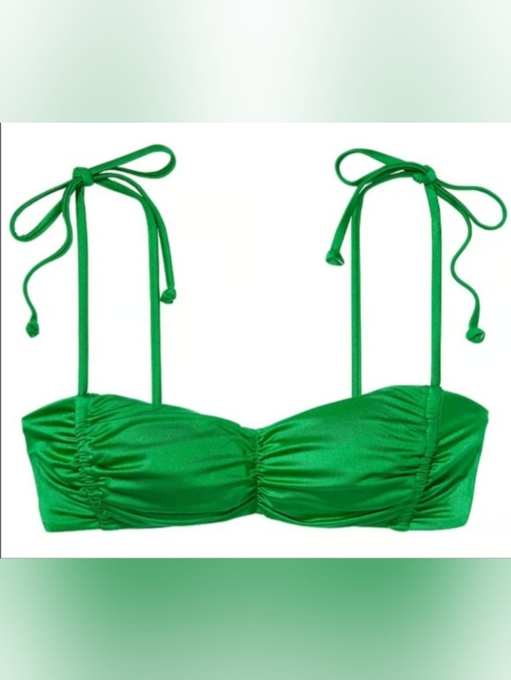 M L XL XXL VS Swim Ruched Bralette Bikini Top Tropical Island Getaway